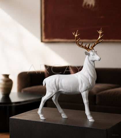 Elk Sculpture Art Ornament - scene