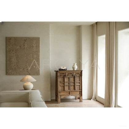 Reclaimed Old Wood Contemporary Piece — Storage - scene