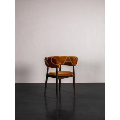 Caramel Embrace Chair - scene
