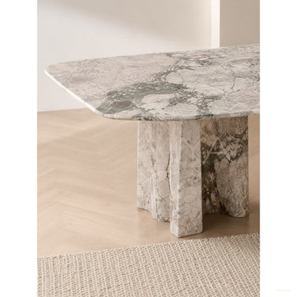 Statement Stone Dining Table - scene