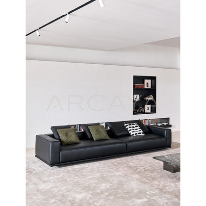 Horizon Leather Sofa - scene