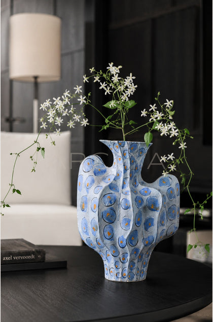 Handmade Irregular Ceramic Vase Boxi - scene
