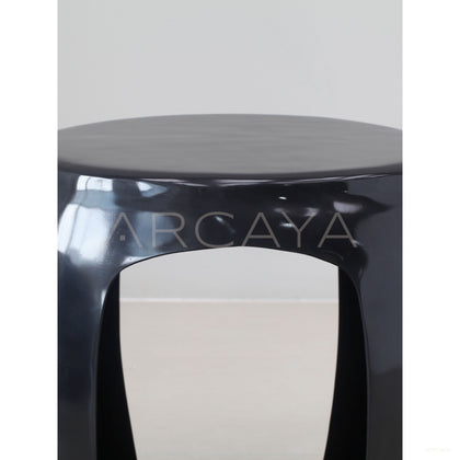 Hand Forged Brass Small Side Table - scene