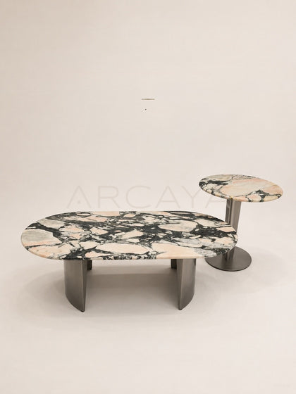 Daze Bulgari Pink Stone Coffee Table - scene