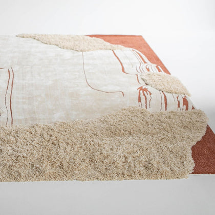Stone Moss Nature Rug - scene