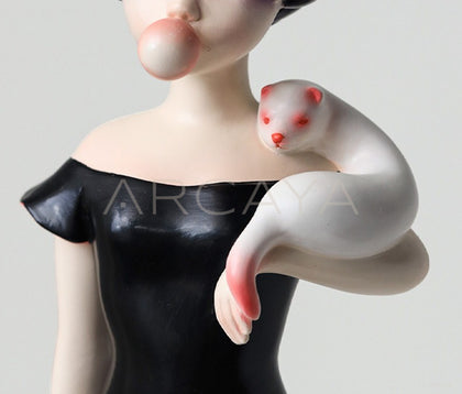 Hard Candy Black Swan Sculpture - scene