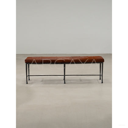 Sud Forged Copper Bench - scene