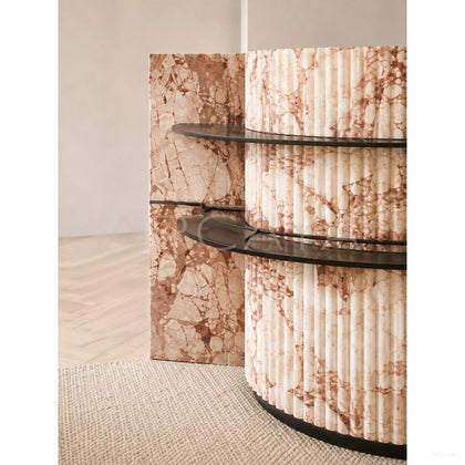 Bulgari Pink Reception Desk - scene