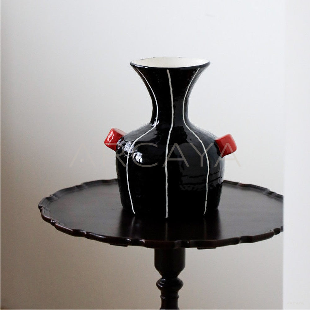 Dadan Black Jingdezhen Art Vase - main
