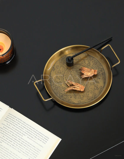 Brass French Tray - scene