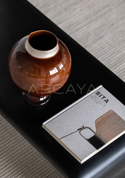 Dadan Kiln Glaze Stoneware Vase - scene