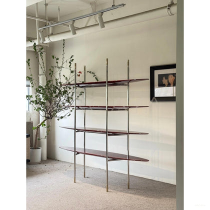 Sailboat Art Bookshelf - scene