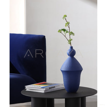 Designer Bisque Ceramic Vase Set - scene
