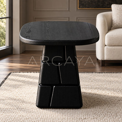 Charcoal Black Low Coffee Table - main