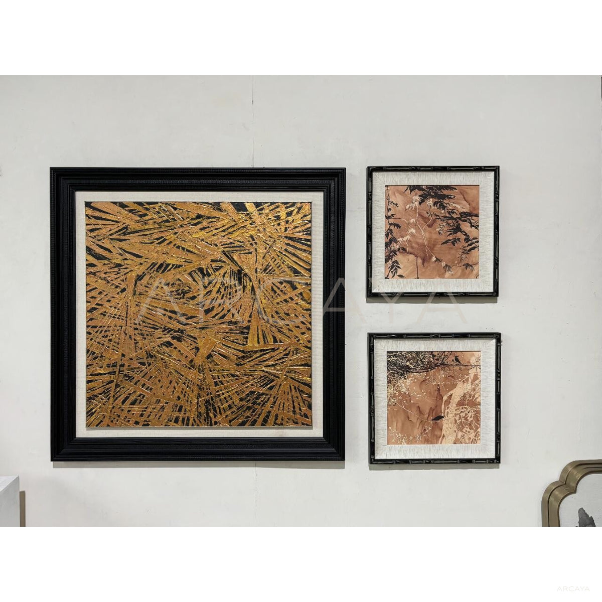 Corner Art Accent Wall Art in detail
