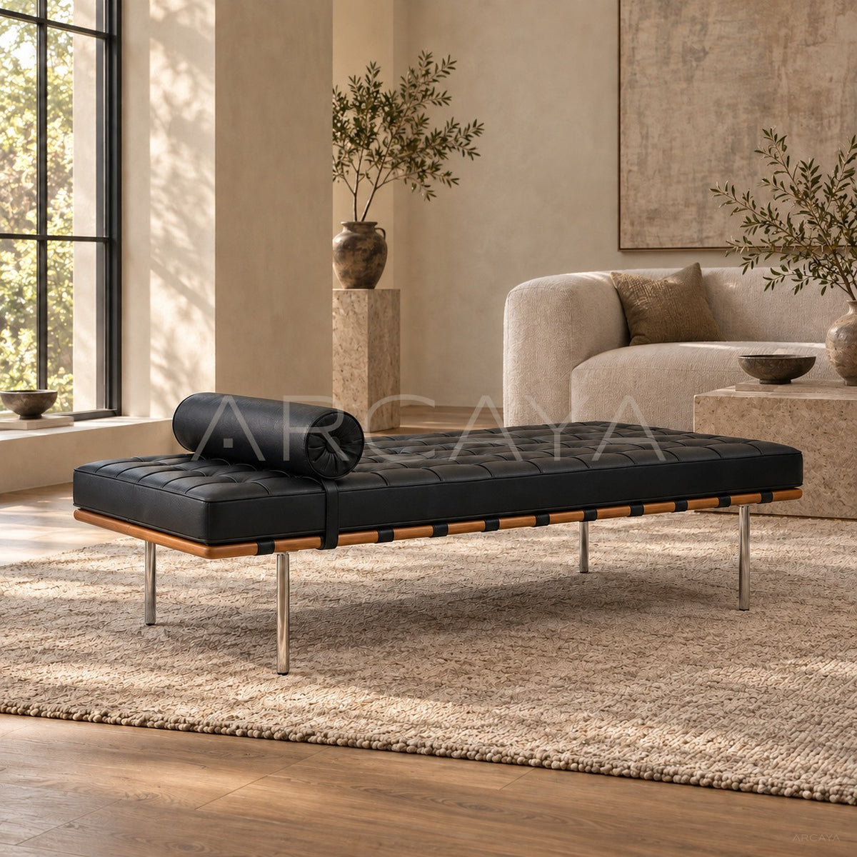 Art Leather M Bench in detail