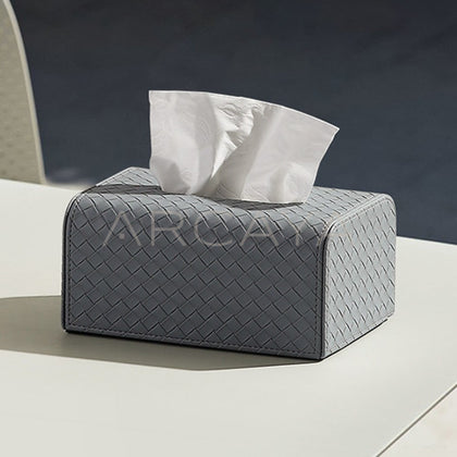 Leather Tissue Box Entryway - main