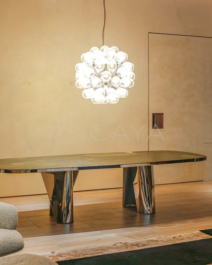 Stone Dining Table - scene