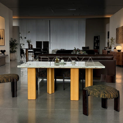 Jeaek Spruce Stone Dining Table - main