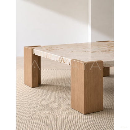 Persian White Jade Coffee Table - scene