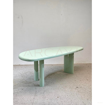 Custom Mango Desk Mint Green - scene