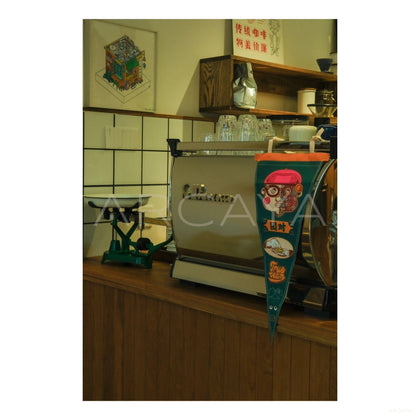 Solid Wood Bar Counter — Storage - scene