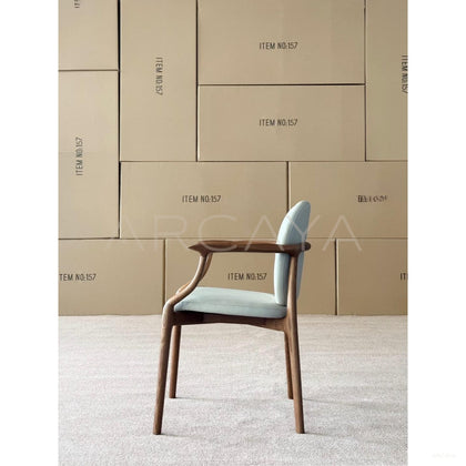 Solid Wood Dining Chair Zhuju - scene