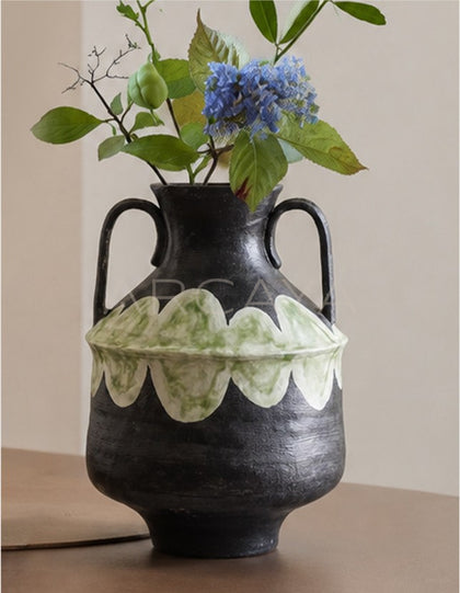 Dadan Double Ear Ceramic Vase Study - scene