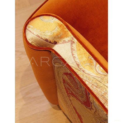 Legacy 28 Single Sofa Golden Orange - scene