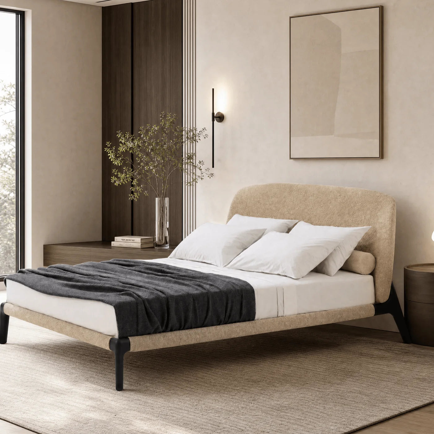 Floating & Low Beds in a modern room