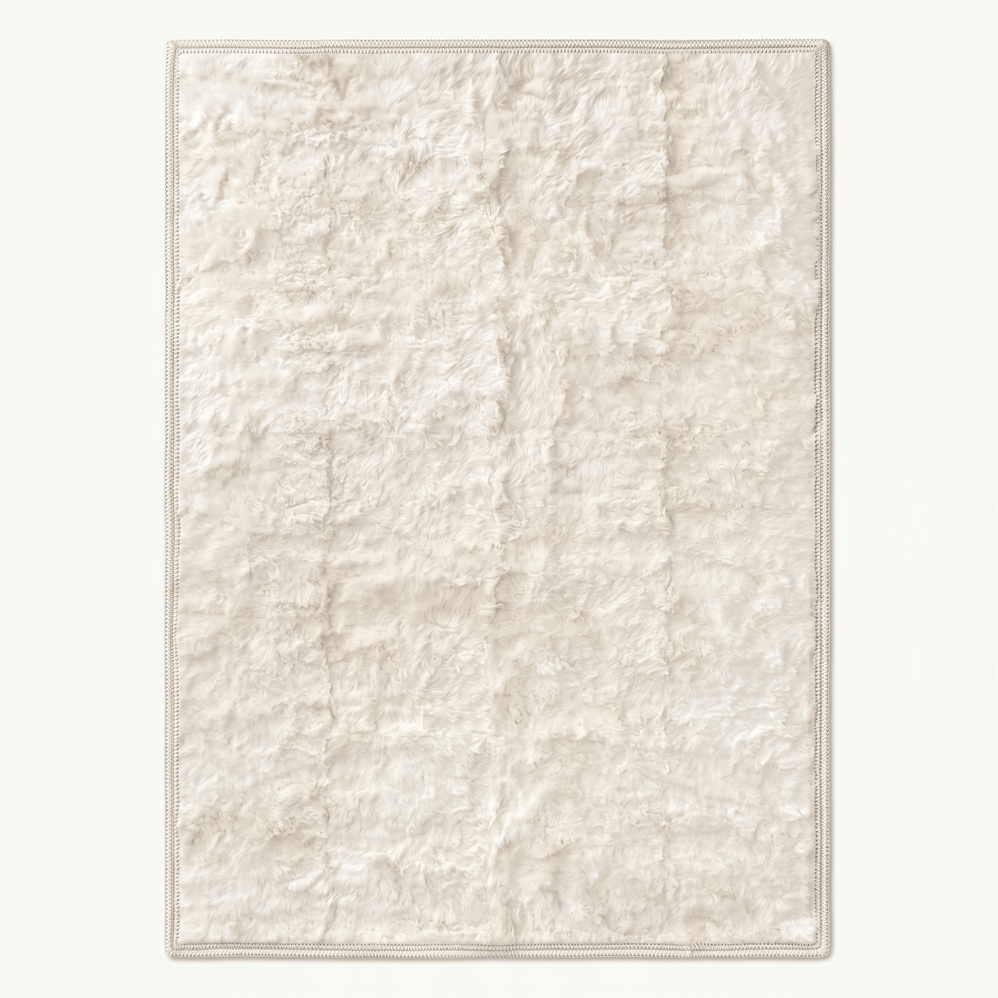 Plush Faux Fur Hide-Style Area Rug