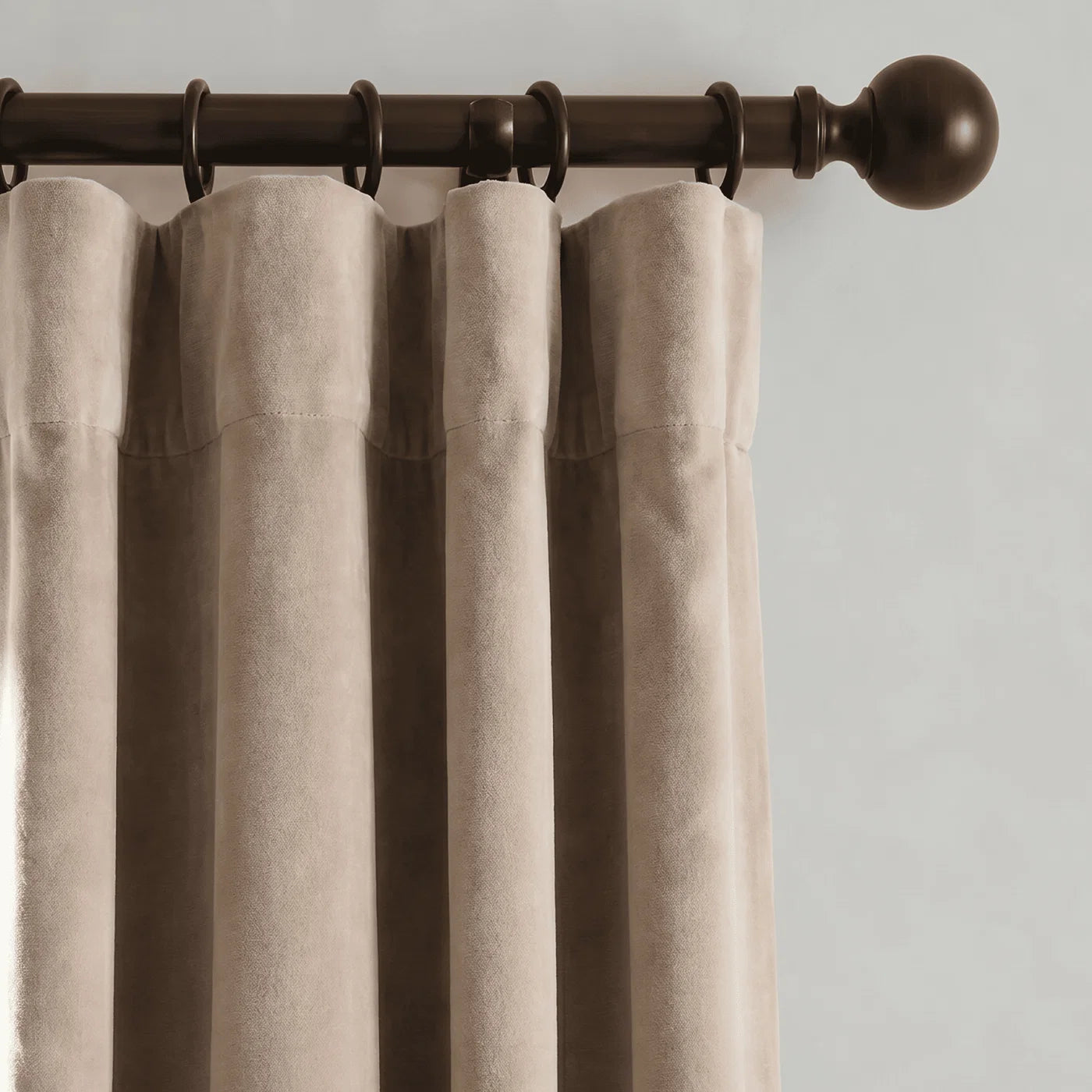 Premium Matte Velvet Window Curtain Fabric