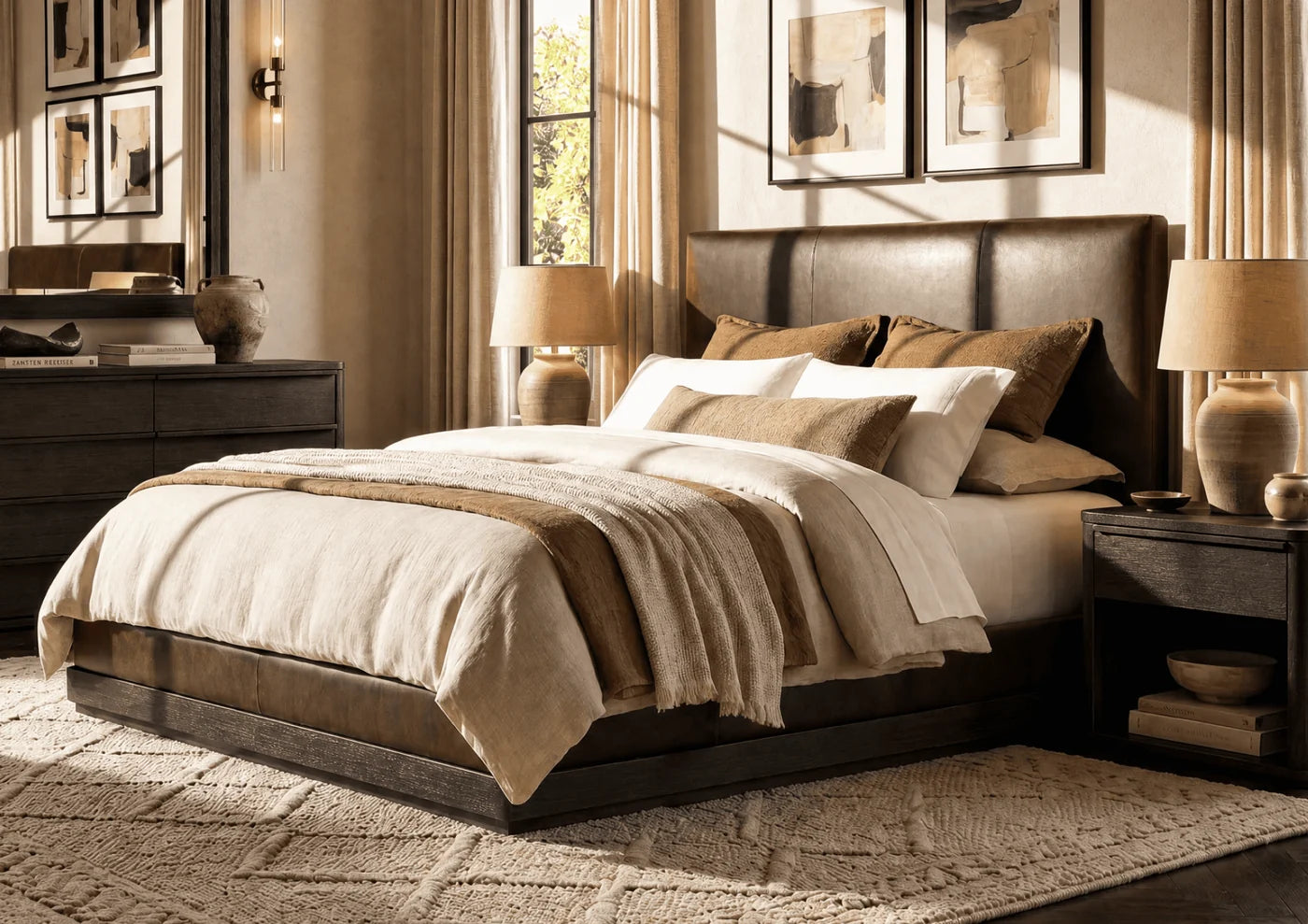Leather Beds