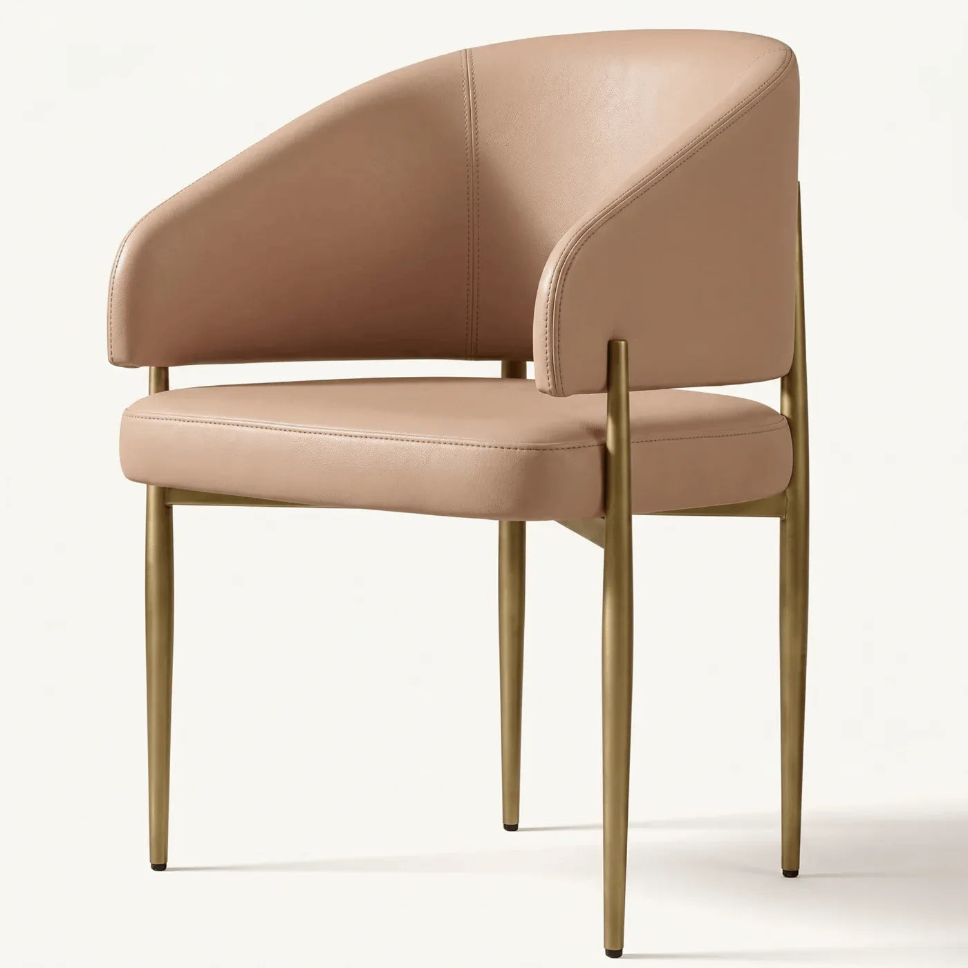 Margaux Leather Barrel Chair