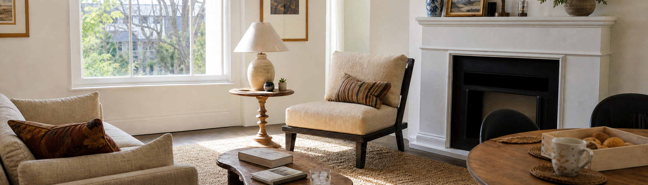 A chair can change the rhythm of the whole room.
