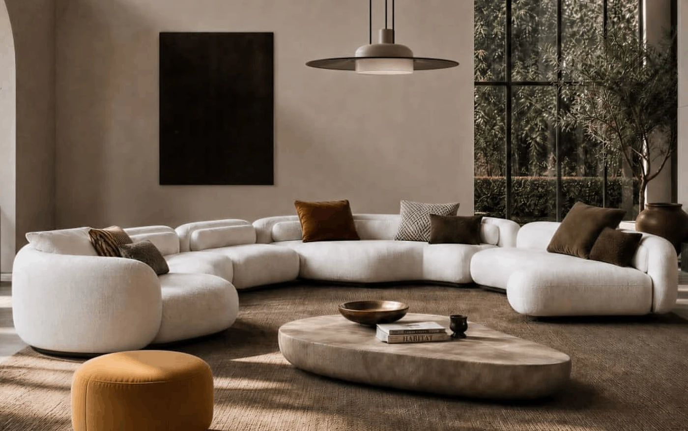 Low-profile modular sofas collection