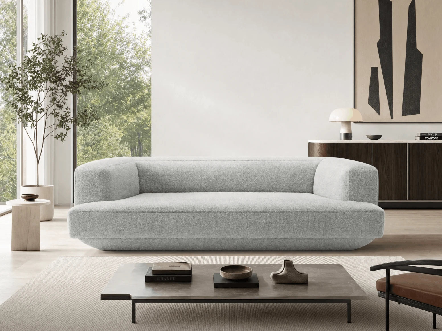 Modular seating lounge interior