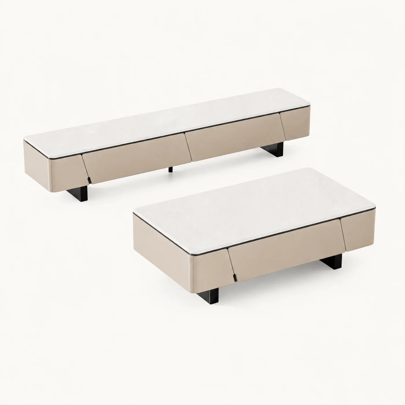 Low Profile Minimal Media Console