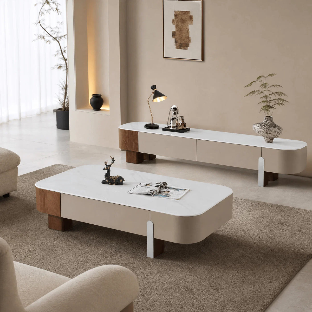 Media Consoles in a modern room