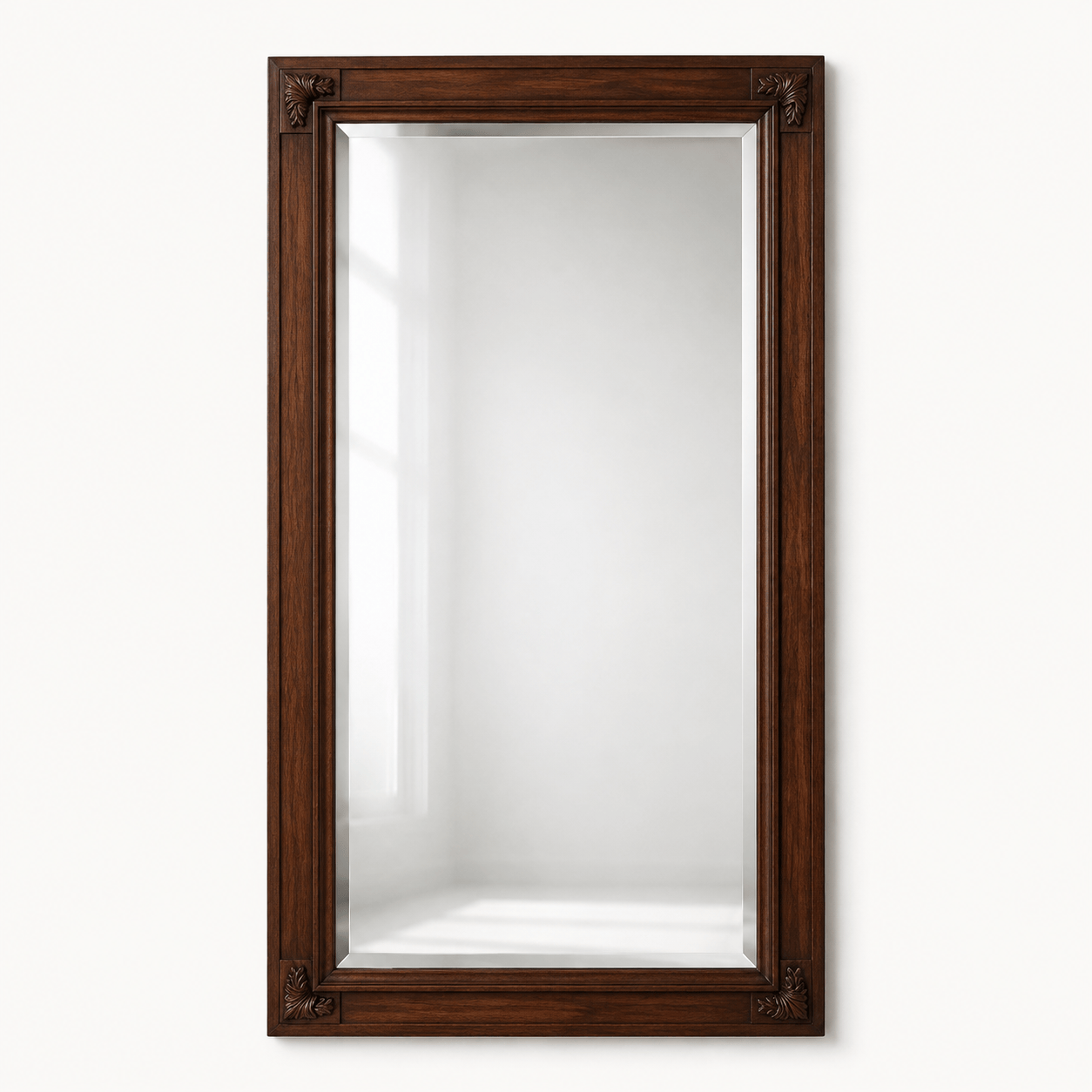 Arched Brass Frame Mirror