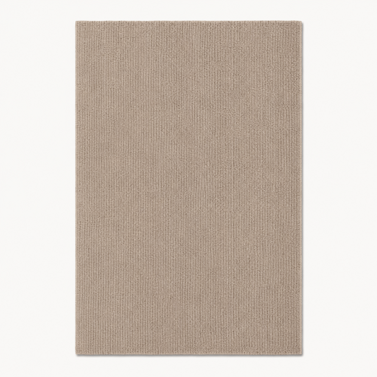 Ribbed Weave Natural Fiber Area Rug
