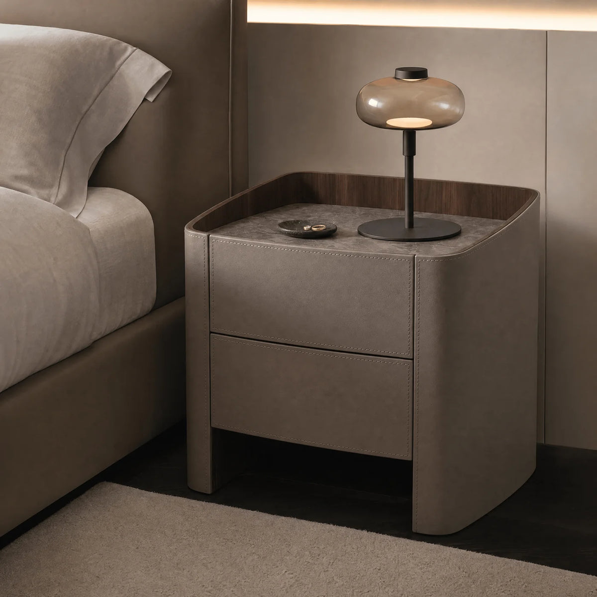 Nightstands & Dressers in a modern room