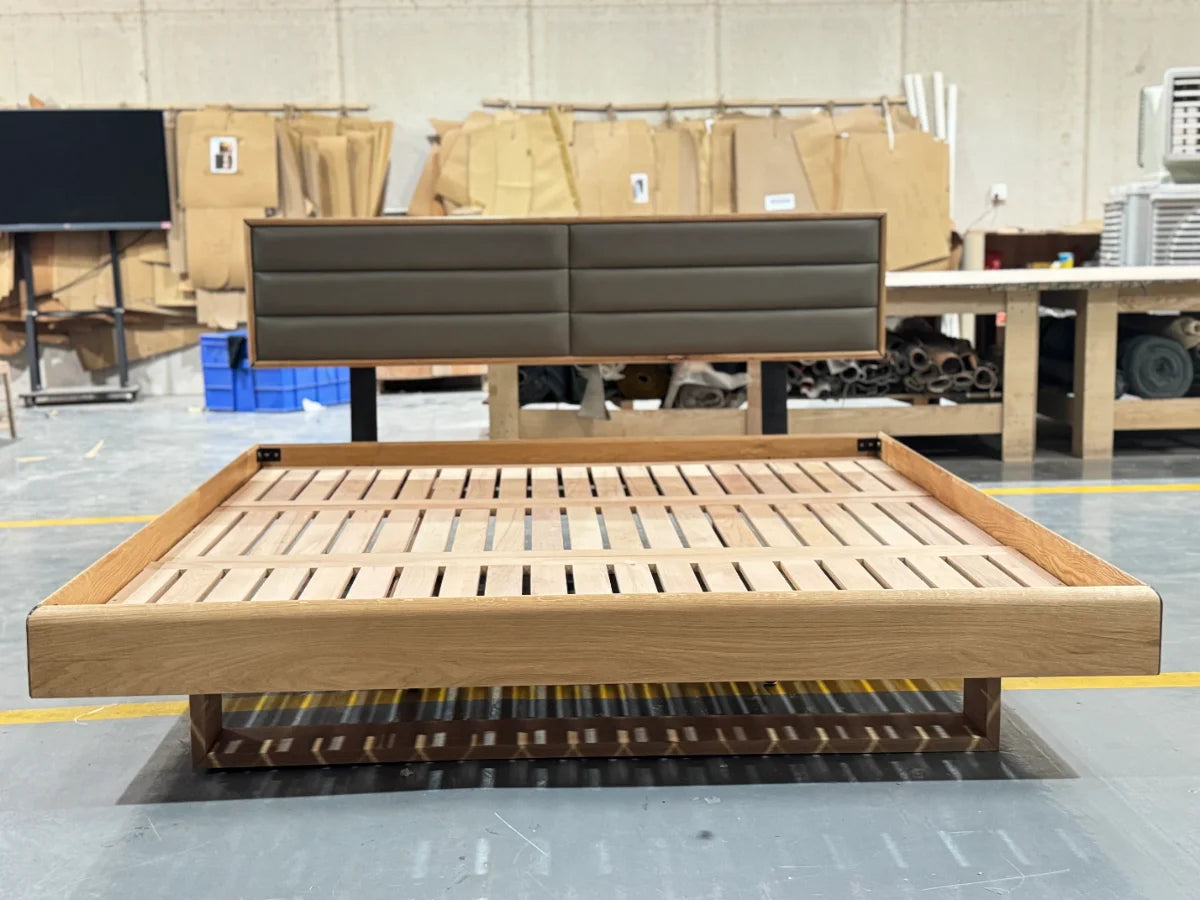 Wood crate packing checked for export delivery