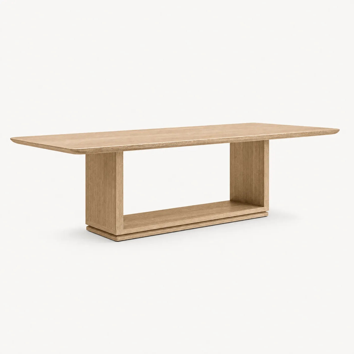 Brighton Oak Open Frame Dining Table