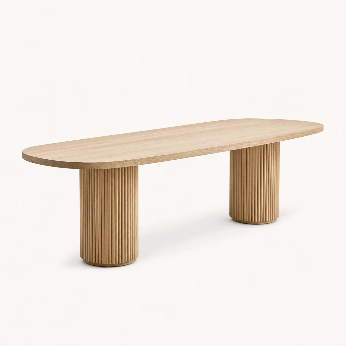 Alderton Oak Oval End Dining Table