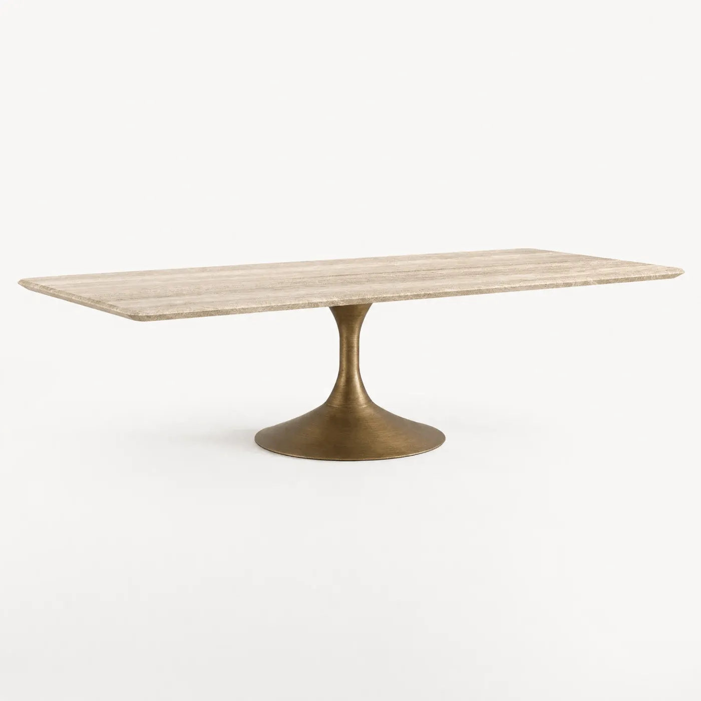 Colonna Travertine Tulip Table