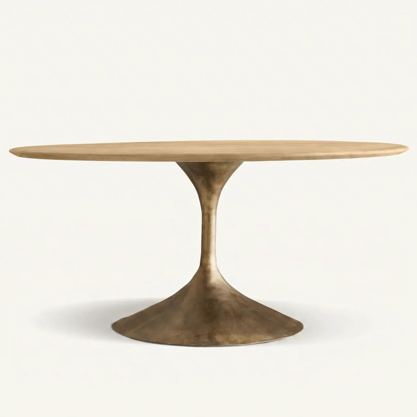 Alton Oval Oak Tulip Table