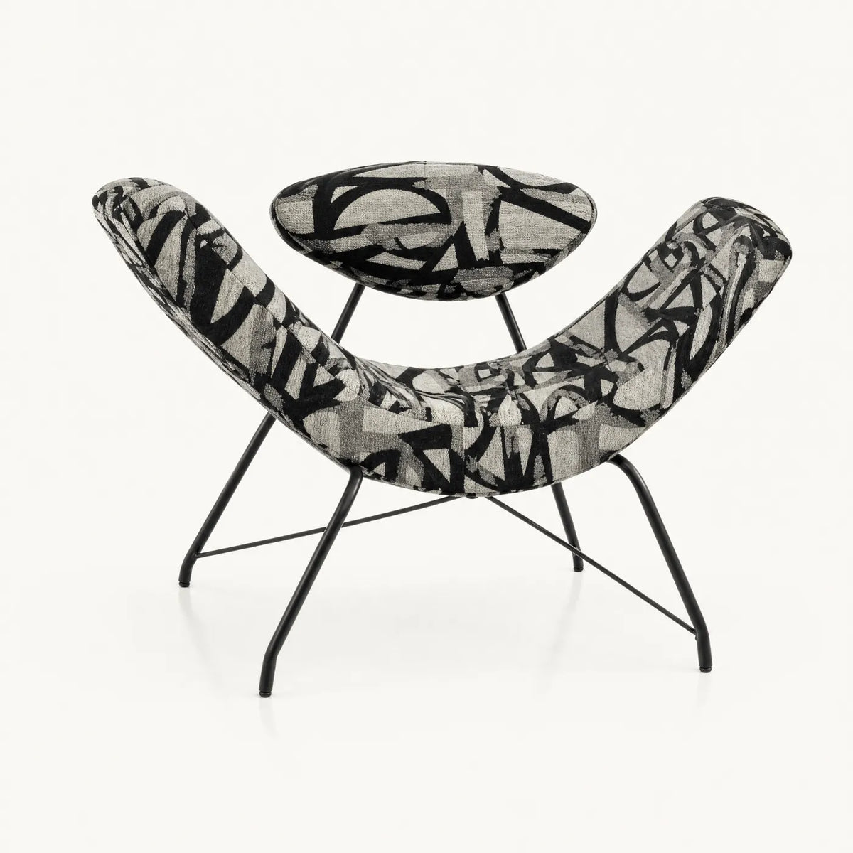 Low Profile Sculptural Lounge Chair