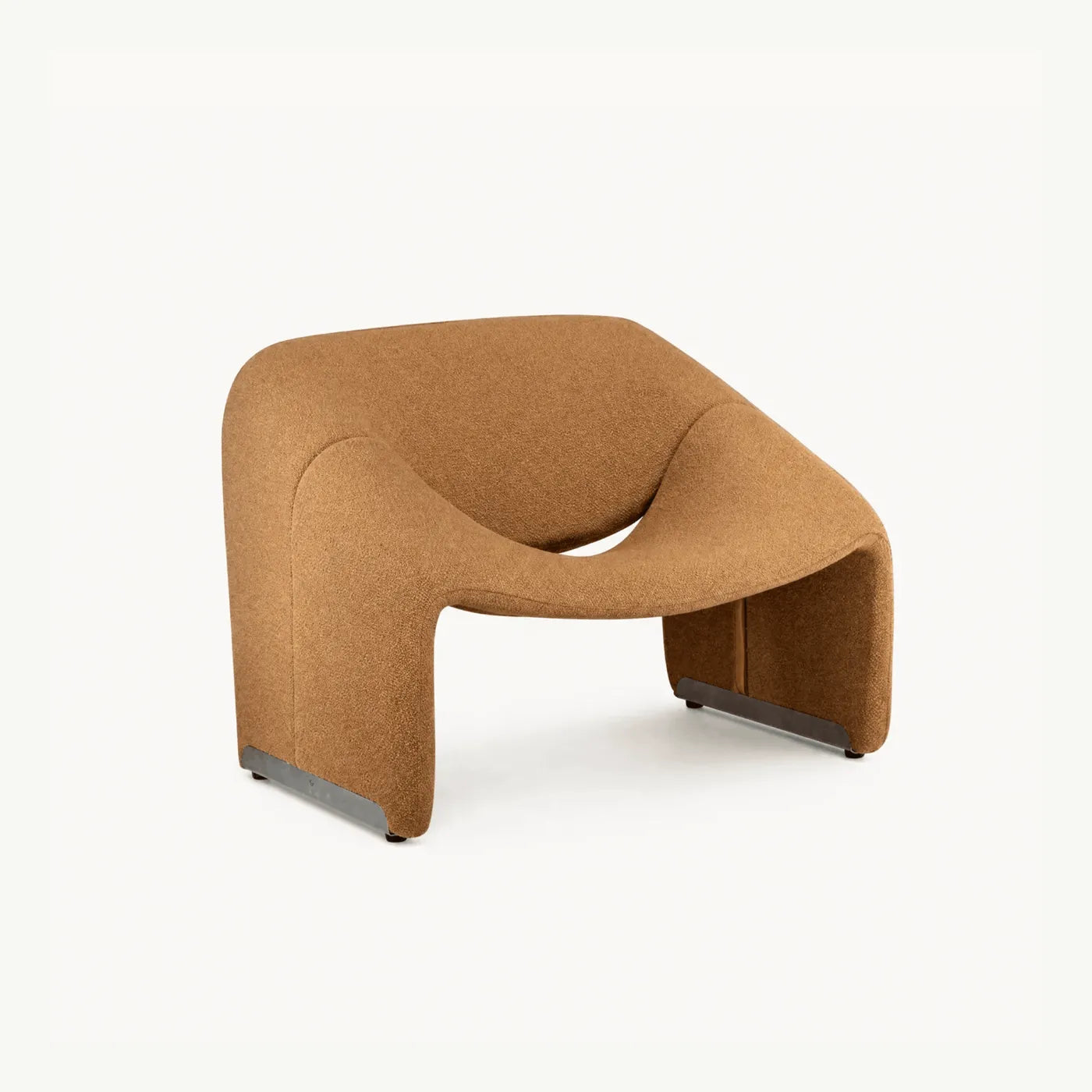 Copper Back Sculptural Swivel Chair