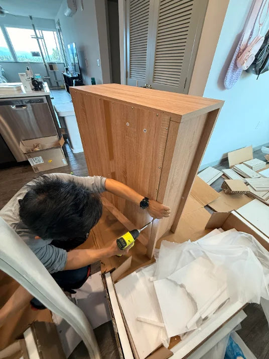 Furniture placement and installation